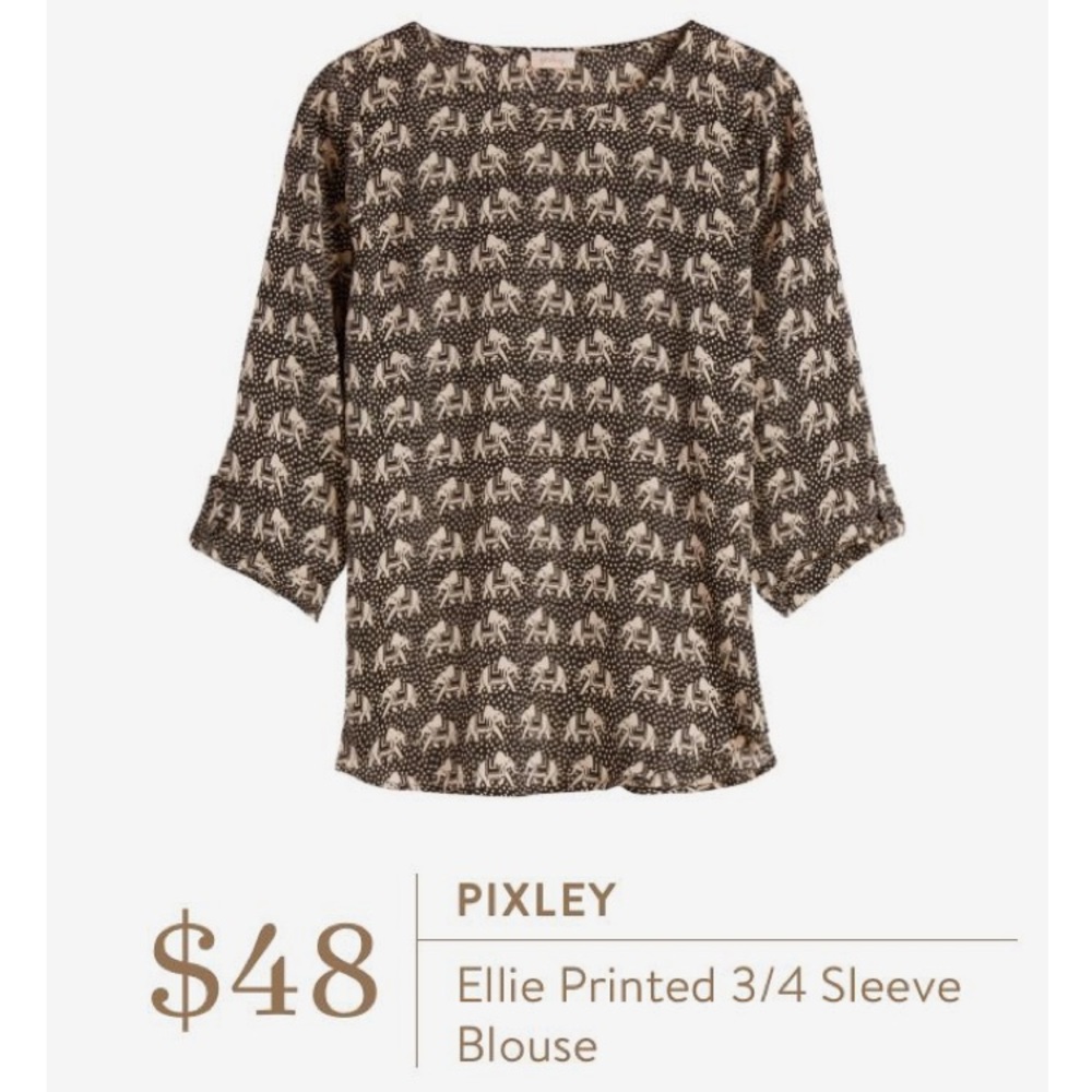 ⭐️4/$20⭐️ Pixley Ellie 3/4 Sleeve Blouse